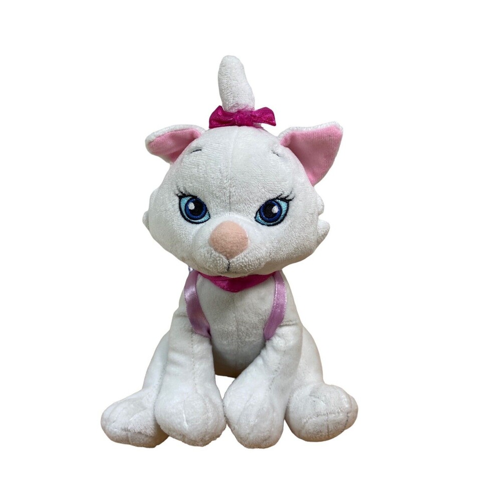 Disney Store Aristocats Back pack Marie White Kitten Cat Beanie Beanbag Plush - Picture 1 of 5